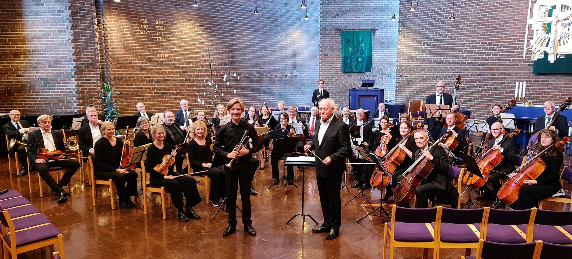 Orkesteret sett fra konsertscenen